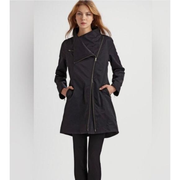 Eileen Fisher all weather asymmetrical jacket - Picture 2 of 6